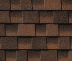 Red and Brown Shade Hickory Roof Material