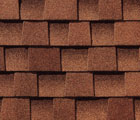 Image of A Red and Brown Shade Sienna Roof Material